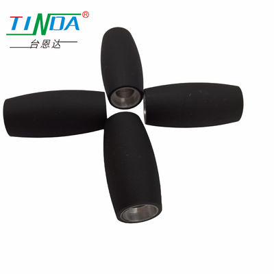 چرخ رولر طبل لاستیکی سطح صاف برای دو لایه و سه چرخ همه جهت سفارشی