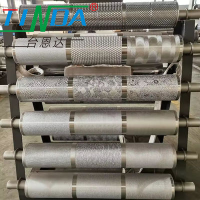رولر گچکاری فولاد ضد زنگ دقیق که برای تولید جعبه کارتن کاغذی استفاده می شود