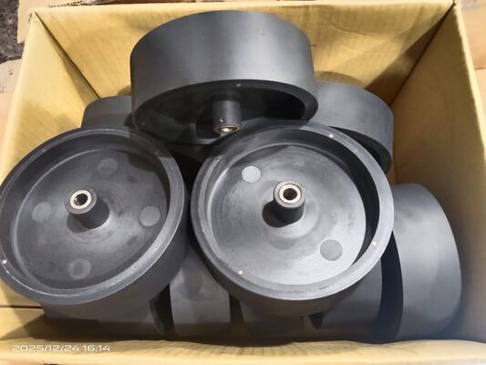 تجهیزات تمرین تنیس، چرخ غلتکی لاستیکی با هسته فلزی و پلاستیک، راه حل های سفارشی طراحی شده برای دوام و عملکرد طولانی مدت