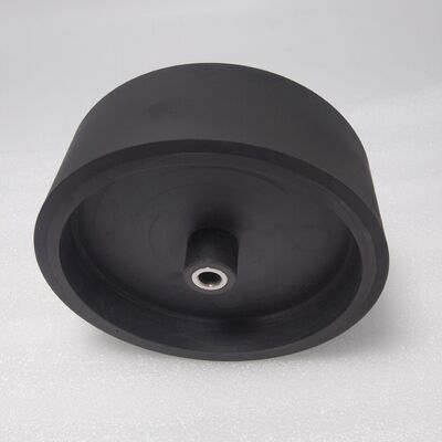 چرخ غلتکی لاستیکی با هسته فلزی پلاستیکی با سطح چسبندگی خوب سفارشی شده برای تجهیزات تمرین تنیس