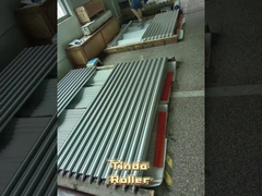 رولر های فولادی سنگین با ارتعاش پایین و دور چرخنده برای سیستم حمل و نقل