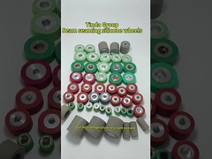 ماشین مهر و موم بخیه هوا گرم لاستیک بالا به پایین چرخ های رول با کاهش صدا